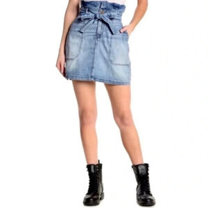 NWT Free People Denim Splendor In The Grass Skirt